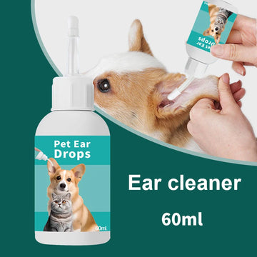 **Pet Ear Cleaner for Cats & Dogs – Gentle Ear Wash & Ear Care Solution for Earwax, Odor & Everyday Cleaning**